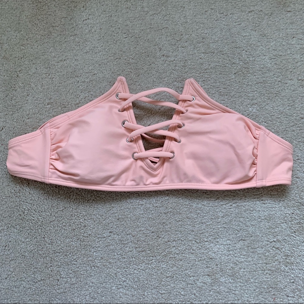 ⭐️salmon pink bathing suit top⭐️